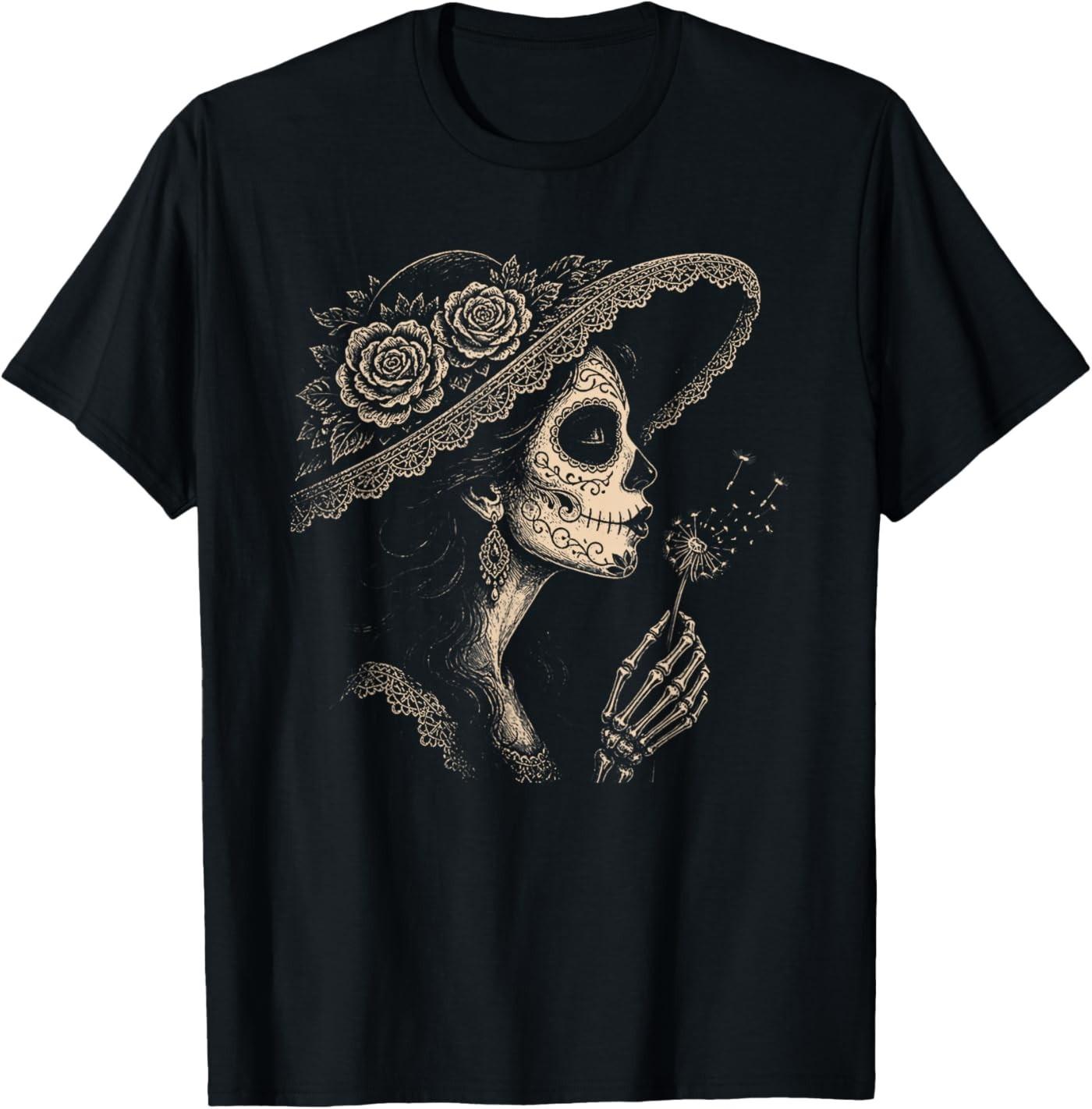 

la Catrina Blowing Wishes Dandelion T-Shirt 5XL різнокольоровий