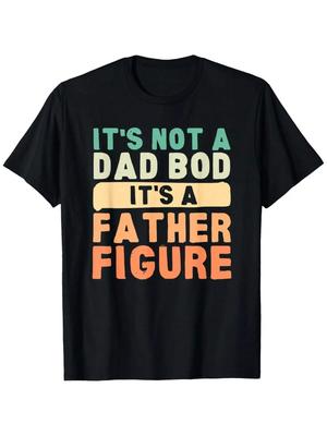 Het is Geen Papa Lichaam Het is een Vaderfiguur Vaderdag Grappig T-shirt