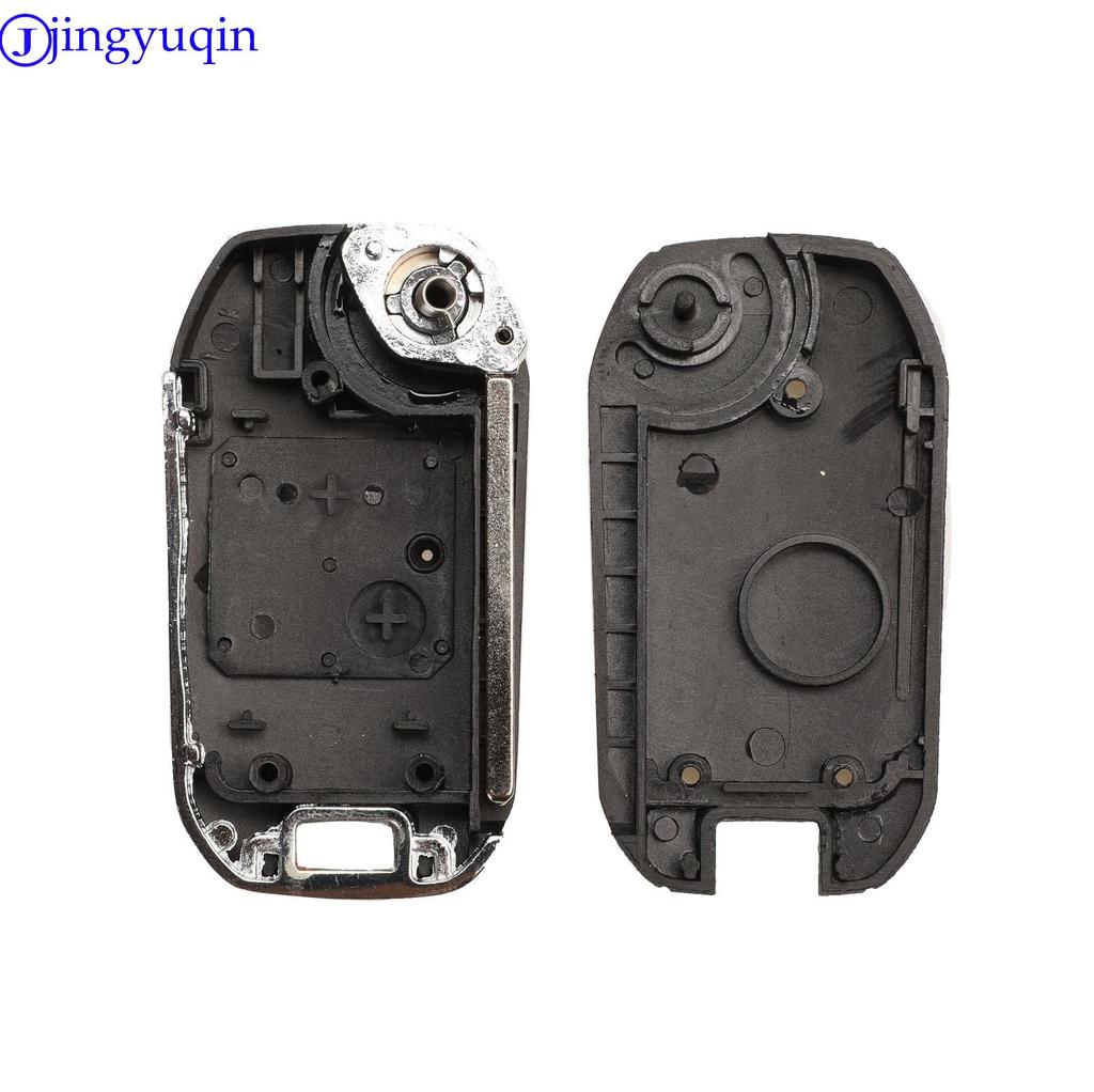 Jingyuqin Modified 2 Buttons Car Key Shell for MG BMW Mini Cooper R53 R50 S for Land Rover 75 Z3 Z4 X3 X5 E46 E39 E36 E34