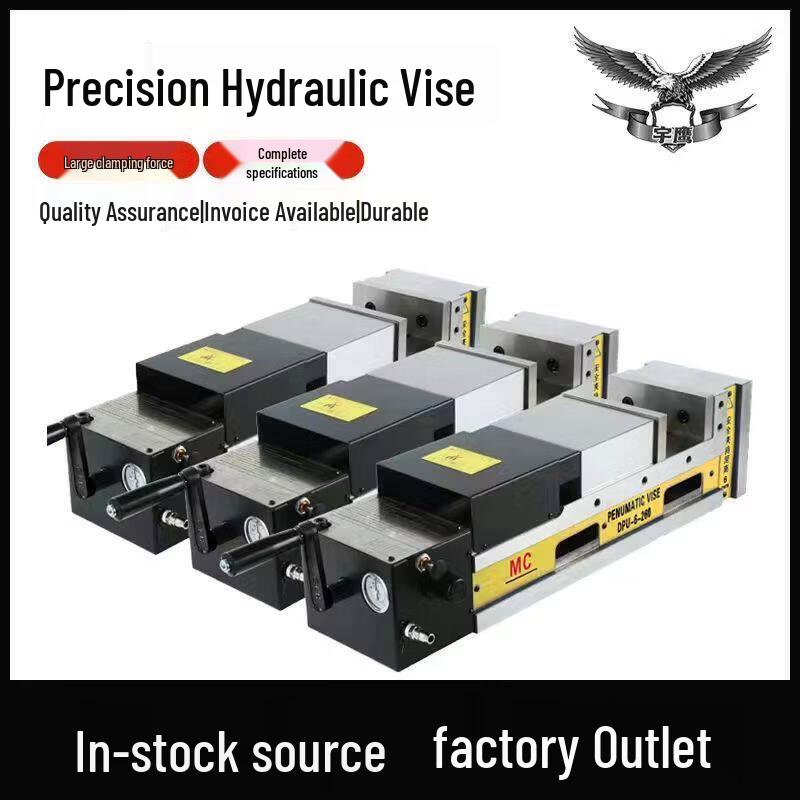 Rongyu 5-inch Precision Hydraulic Pneumatic Vise