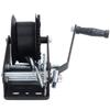 Boat Trailer Winch Heavy Duty Manual 2 Way Adjustable Ratchet Hand Crank Gear Winch with Hook for Truck 3200lbs