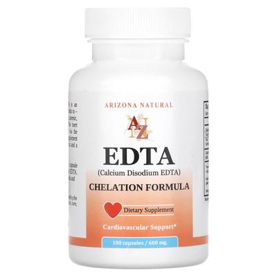 EDTA, 600 mg, 100 cápsulas