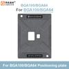 AMAOE BGA100-BGA64 Magnetic Planting Tin Platform with Position Plate Universal 52*60mm 0.15mm BGA Reballing Stencil Set