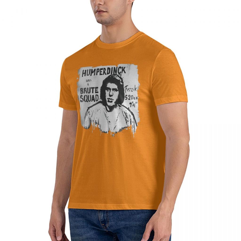 T Shirt Andre The Giant From The Princess Bride Graces    Brute Squad Print Casual Short Sleeve Tees Unisex Gothic T Shirt