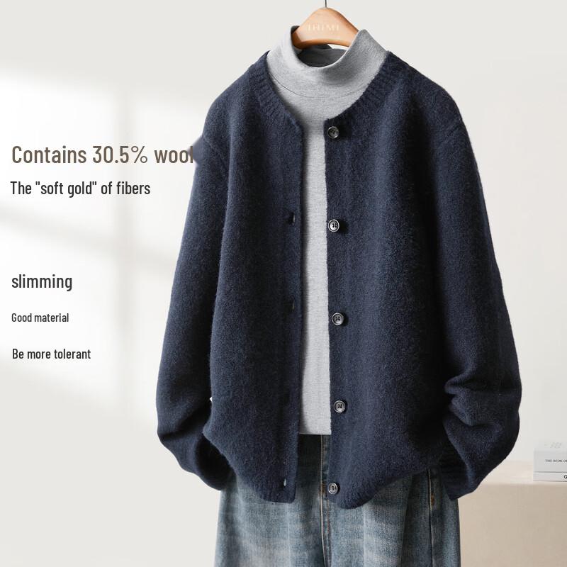 IHIMI Women s Retro Knit Cardigan M