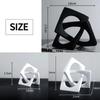 Hyack Object Stylish Interior Monochrome Simple Display Ornament, Decor, Ornament, (White, Large)