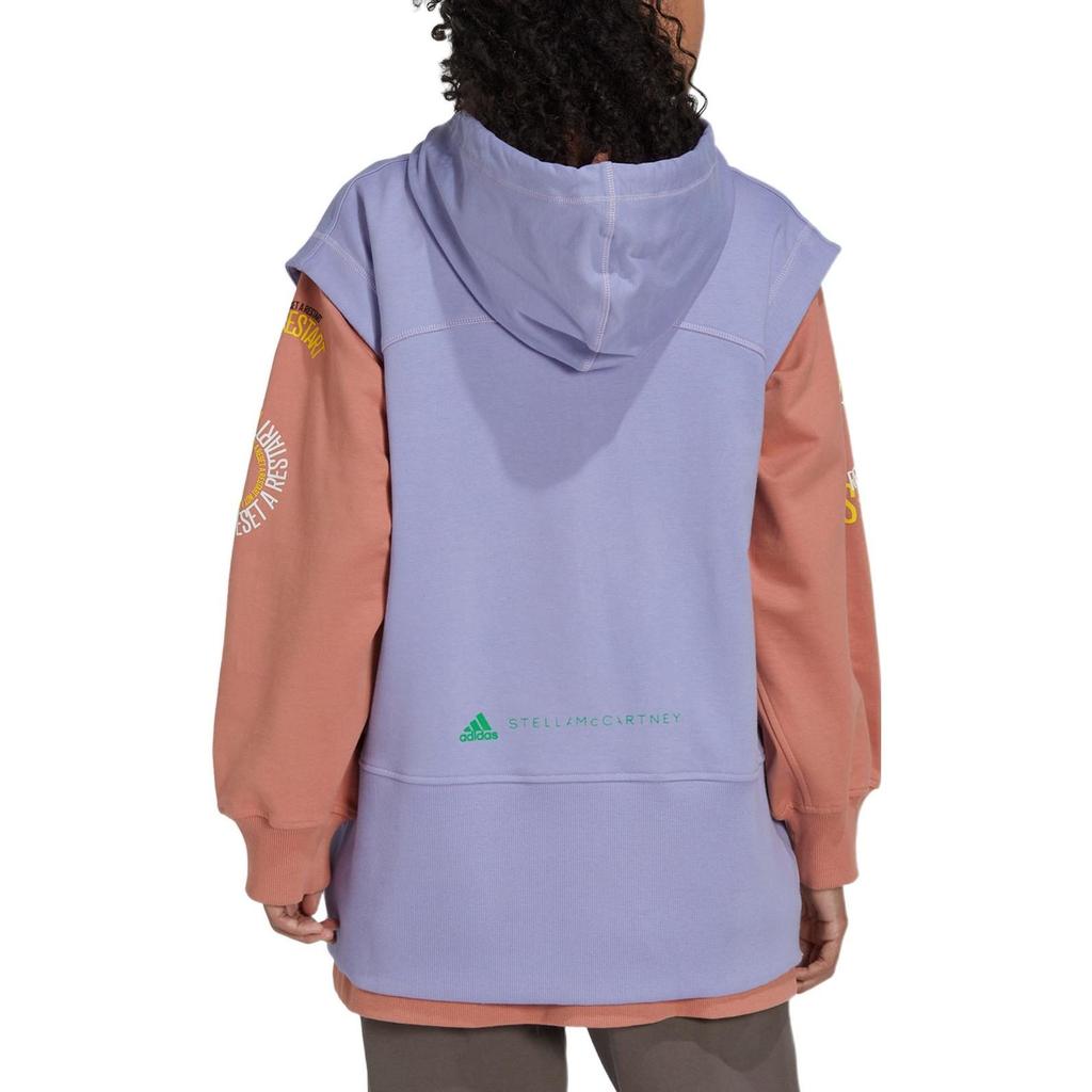 Adidas Sweatshirts Unisex Purple Hooded Moderate Cardigan IB5904