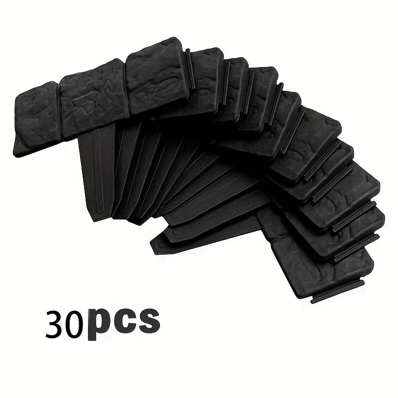 Plastic Garden Edging Border, Imitation Stone Fence Panels, Patio Outdoor Barrier, DIY Garden Landscape Edge Border Spliceable
