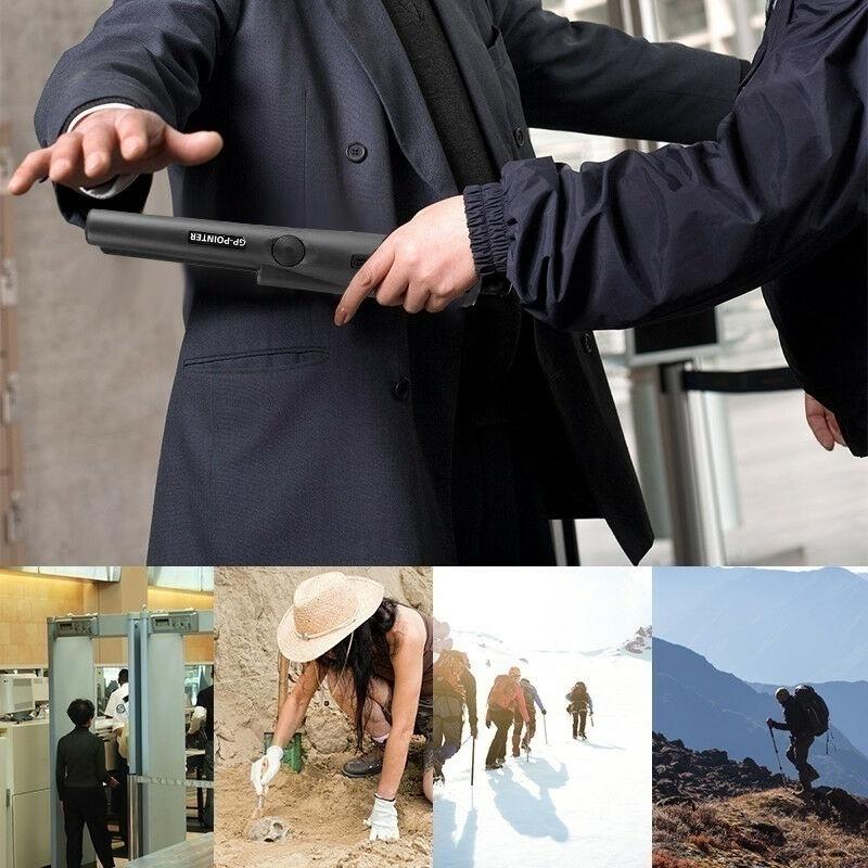 1Pc Hand Held Metal Detector Underground Gold Detector Treasure Hunter Seeker Tracker