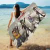 Band Rock Gorillaz Big Microfiber Beach Towels Quick Dry Towel Sand Beach Towels Pool Towel for Travel Swim Pool Yoga