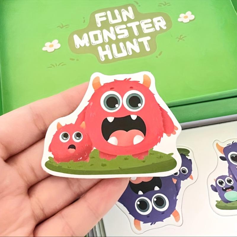 Fun Monster Capture Board Game Montessori Wooden For Children Thinking Clearance Games Parent-Child Interactive Educational Toys