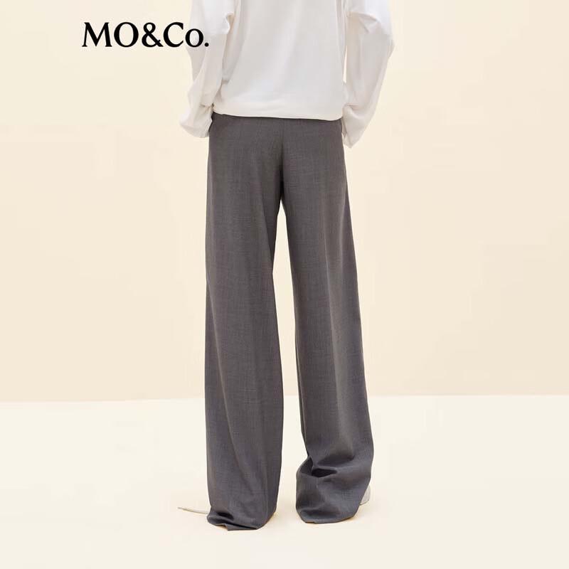MO&Co. Women's High-Waist Wide-Leg Trousers MBE3PAT006