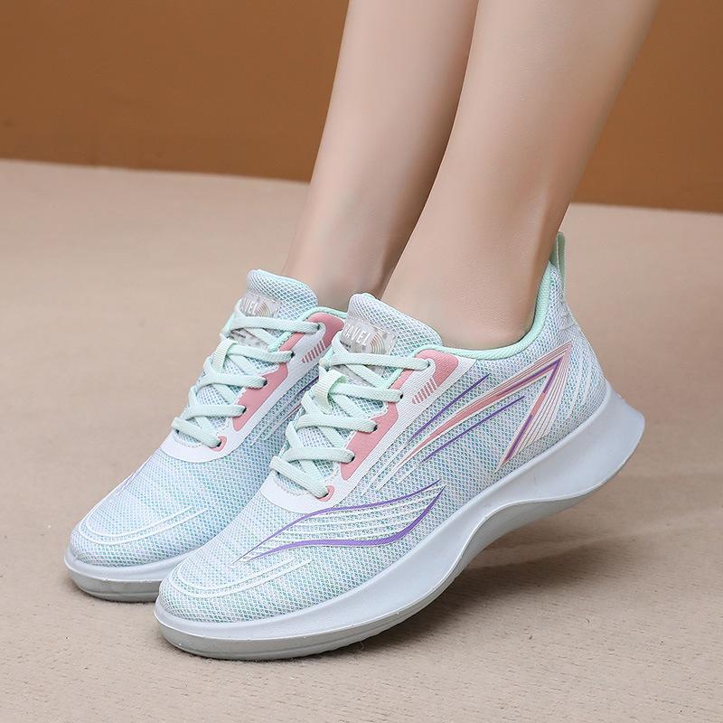 Shoes women's 2025 spring and autumn new comfortable and versatile sports shoes round head casual breathable wear-resistant fashion women's shoes