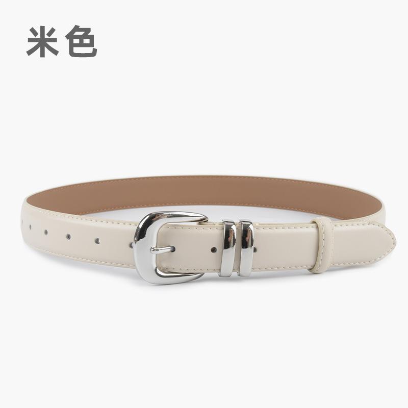 Premium Women'S Decorative Cowhide Women'S Genuine Leather Women'S Belt Casual Pants Jeans