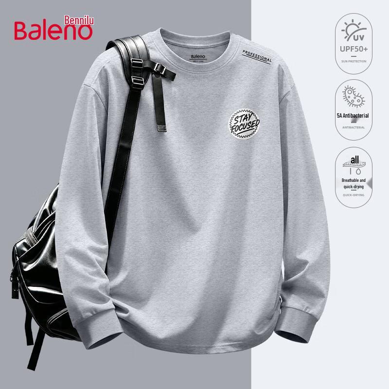 Baleno Men's Antimicrobial Quick-Dry Long Sleeve Athletic T-Shirt