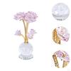 Lotus Flower Figurine Centerpiece Collection for Cabinet Shelves Living Room