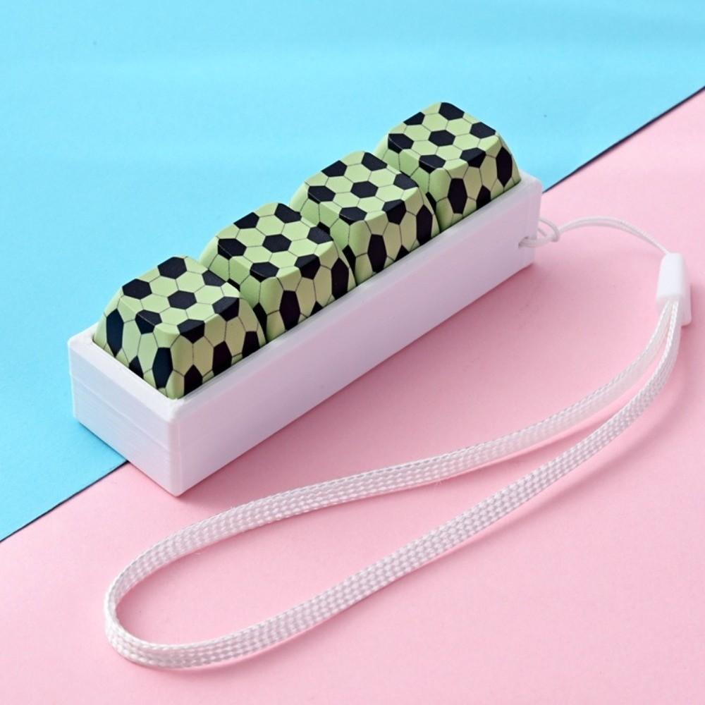4 Keys Mechanical Keyboard Keycaps Keyring Finger Button Press Toy Keychain  Gift for Children
