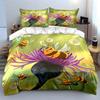 Cartoon Bee Trio Decoration Set Soft Comfortable Duvet Cover Bedding Set Included 1*Duvet Cover & 2*Pillowcases gift