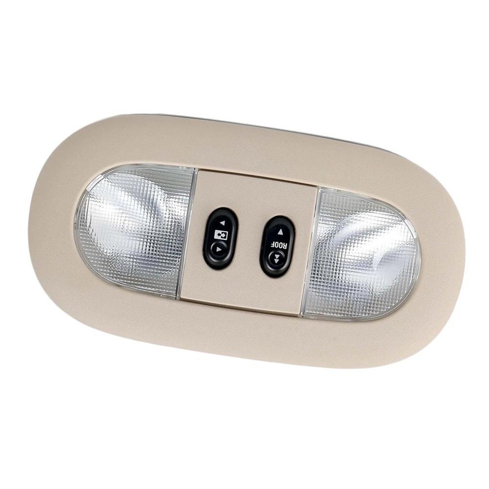 Overhead Console LED Dome Map Light Sunroof Switch For 04-08 Ford F150 F-150 Tan
