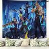 Valorant Game Wall Tapestry Aesthetic Wall Hanging Printed Fabric Blanket Decorative Tapestries for Bedroom Living Room Home Decor