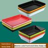 Colorful Rectangular Melamine Display Tray for Cooked Foods and Braised Dishes