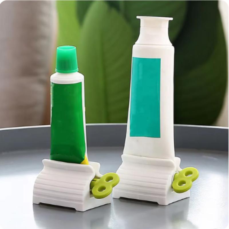YS00020-1 roller tube toothpaste squeezer, toothpaste holder, bathroom rotary paste dispenser