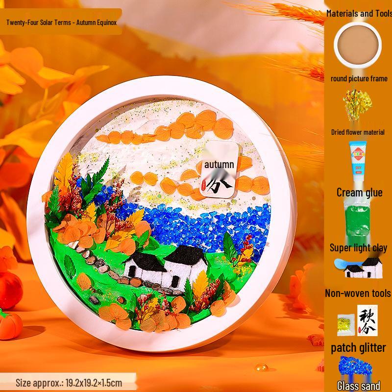 Children's DIY Creative Plate Painting Kit - Shell Design Ornaments