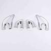 For Renault Kadjar 2016 2017 2018  ABS Chrome Rear Light Cover Trim Rear Lamp Decoration Protector Frame Car Styling