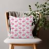 Leaf Flamingo Pillow Case Plush Fabric Soft Double Sided Print Sofa Cushion Cover Throw Pillow Covers