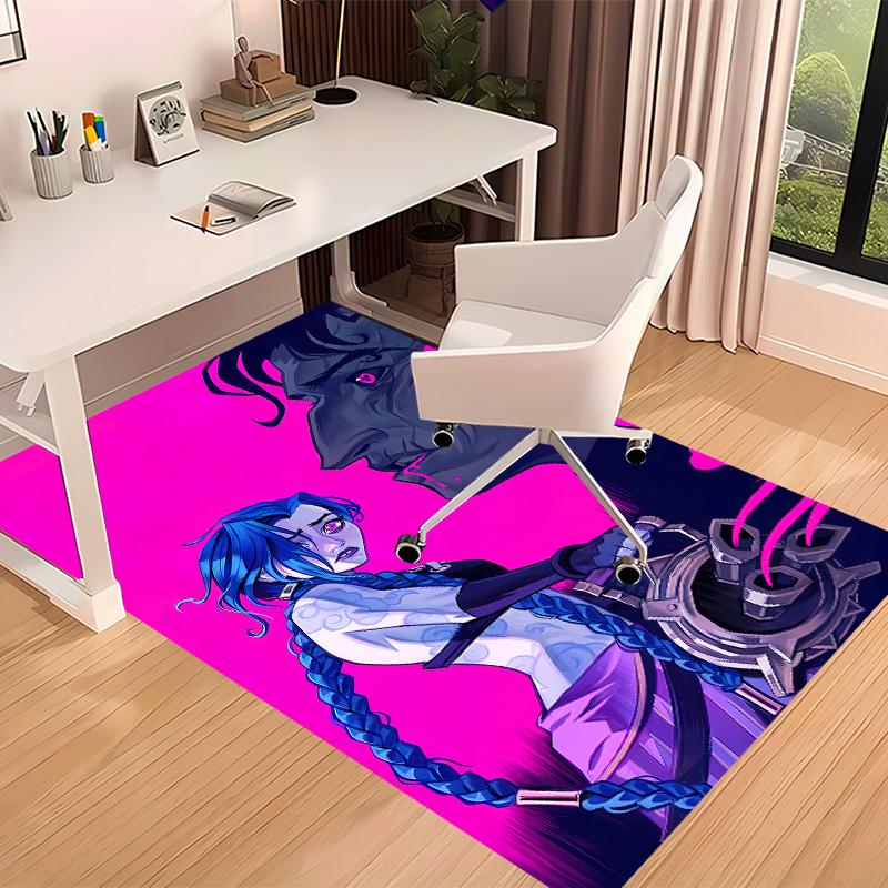 Jinx Printed Absorbent Washable Carpet, Non-Slip Bathroom Mats, Kitchen Rugs, Yoga Mat,Living Room Entrance, Camping Picnic Rugs