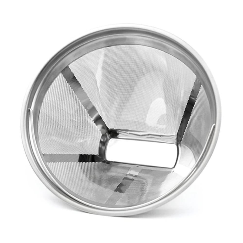 With Foldable Handle Coffee Powder Basket 304 Stainless Steel Tea Strainer  Home Use