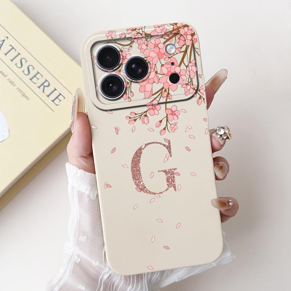 For iPhone 17 Pro 2025 Case For iPhone 17 Pro Max Cover Luxury Crown Flower Letters Soft Silicone Bumper For iPhone 17 Air Coque