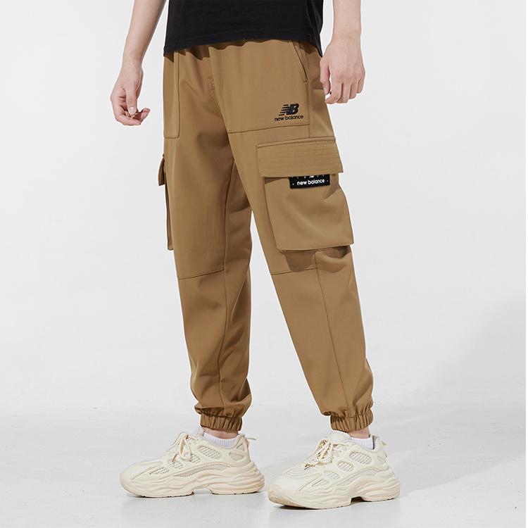 New Balance Casual Pants Men's Khaki Thickened Cuffed Pants AMP14314-OV