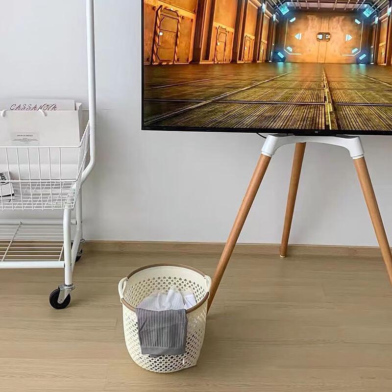 Perforated Plastic Laundry Basket Set