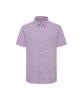 Dagseusyeocheu Cotton Blend Stretch Micro Check Pattern Casual Short Sleeve Shirt Regular Fit_Dls2Shcs402V1