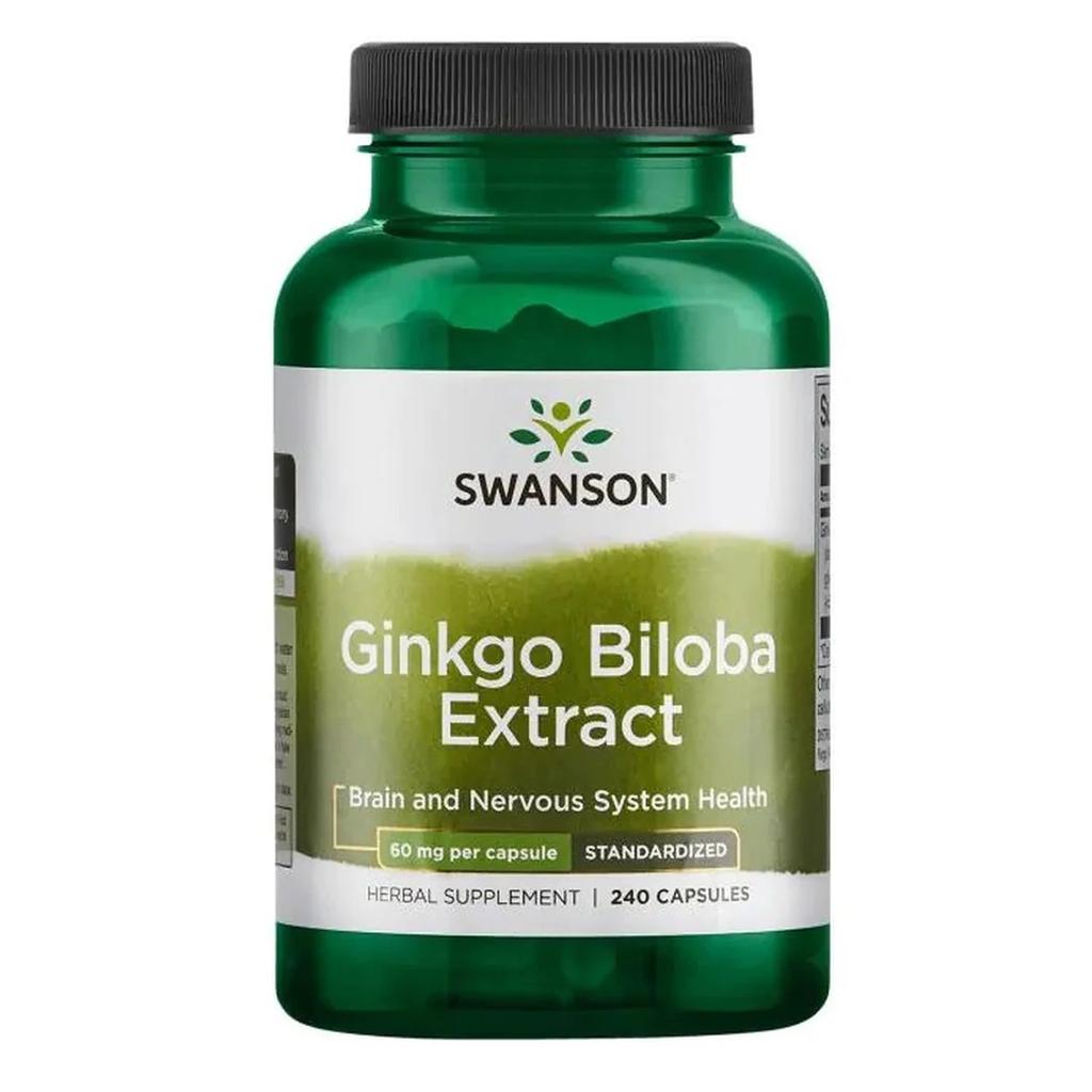 Ginkgo Biloba Extract, 60mg - 240 Caps