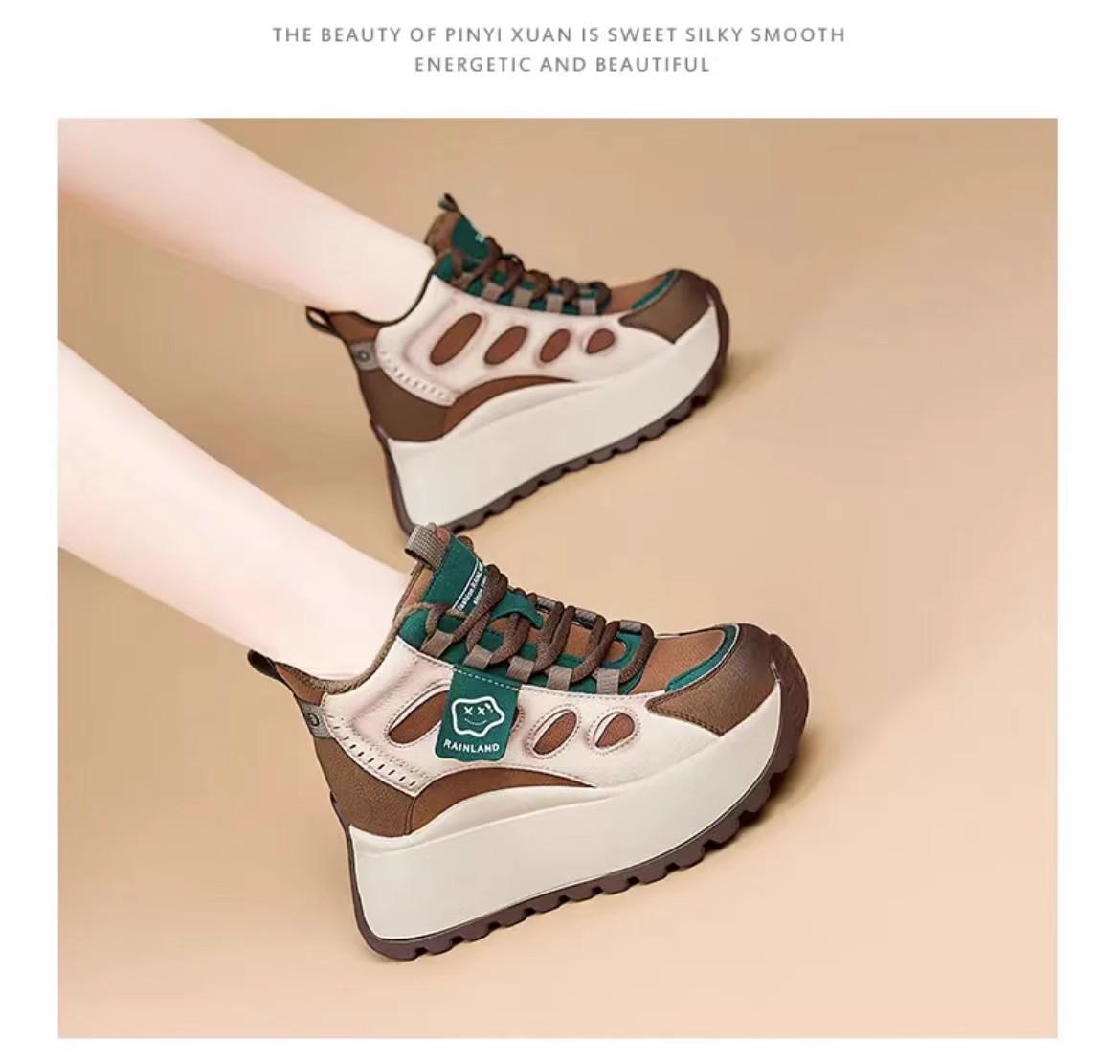 

2024 универсальная женская обувь бархатные туфли женские высокие кеды новая зимняя платформа папины кроссовки холодостойкие хлопковые туфли 39 зелёный