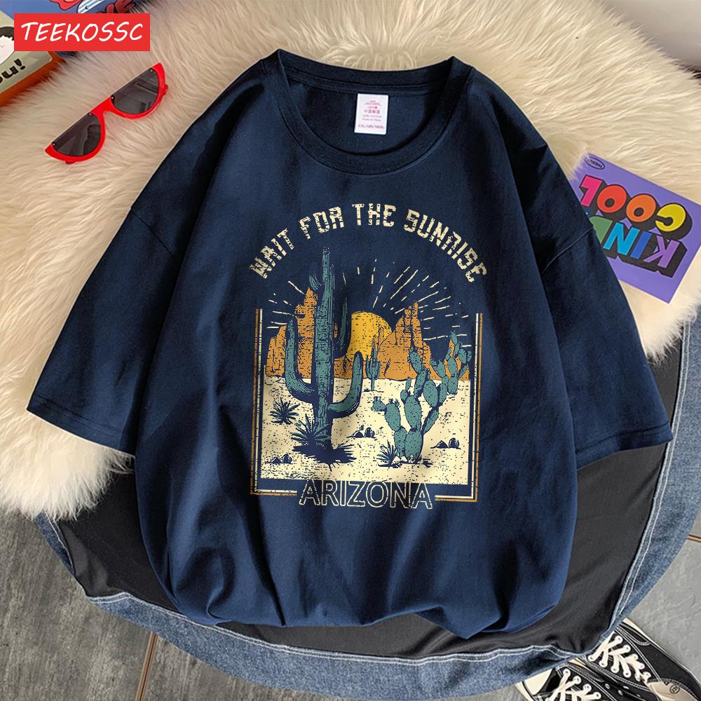 

Футболка с принтом Жди восхода солнца Женская одежда Универсальная футболка с индивидуальностью Крутые милые футболки Оверсайз Энергичная с коротким рукавом 4XL