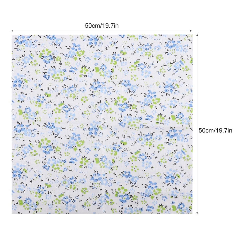 7Pcs 50*50cm Pre-cut Cotton Cloth Cotton Fabric Bundle Quilting Fabric  Patchwork Quilt Making