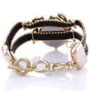 Rio Grande Sparkling Love Motif Design Long Bracelet Band Casual Watch for Women (Pink) ZM-WATCH6116-PK