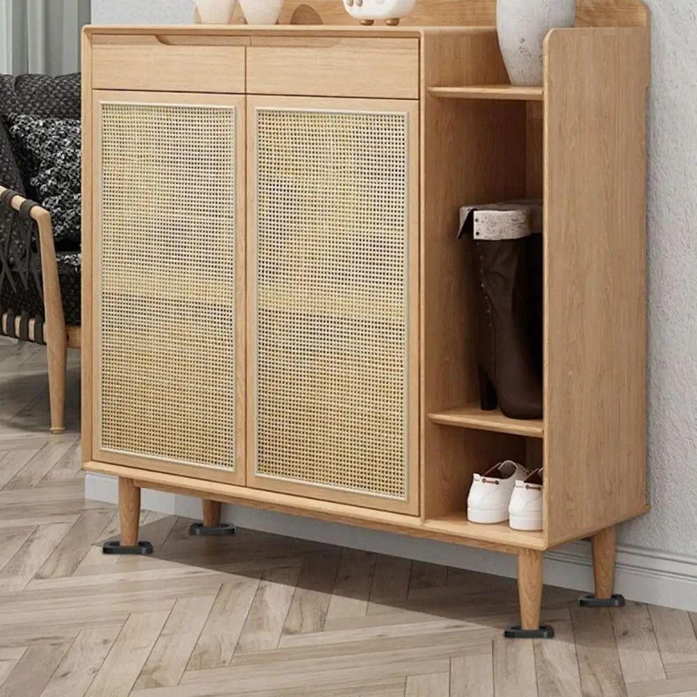 4Pcs Heightening Furniture Anti Vibration Mat Square Silent Dampers  for Washing Machine  Indoor