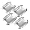 For Ford Bronco Sport 2025 2025 4Pcs Silver ABS Car Exterior Door Handle Bowl Cup Cover Guard Trim Case Accessories Chrome