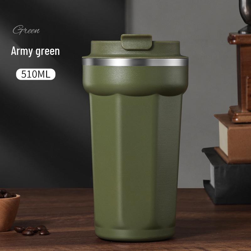 Stainless Steel Insulated Travel Mug - Portable Minimalist Design, Perfect Gift for Students