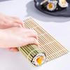 Sushi Roll Bamboo Green White Skin Sushi Mat Curtain Handmade Bamboo Curtain Non-stick Tools Japanese Kitchen Utensils