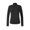 SKI Fleece Lined Thermal Fashion Slim Fit Minimalist Style Casual Sports Knitted Fabric Long Sleeved T Shirt A11W546204FBK