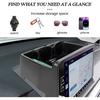 Center Console Organizer Compatible With  2024 2025 2026 Honda CRV EX-L/Sport-L Hybrid Dashboard Tray Interior Ert Accessories Behind Screen Black