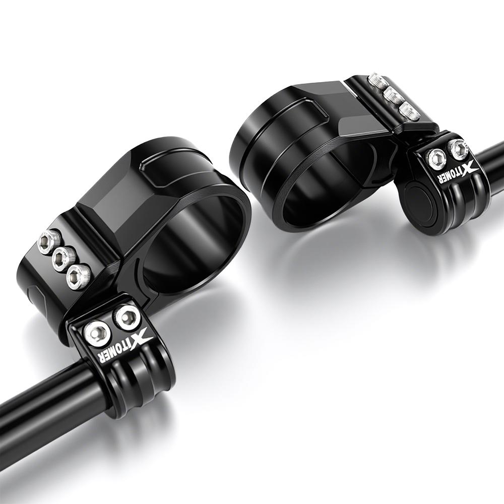 50mm Motorcycle Clip On Ons Fork Handlebar Riser Fit For Suzuki GSX-R Ducati Monster Aprilia KAWASAKI Yamaha Triumph MV AGUSTA
