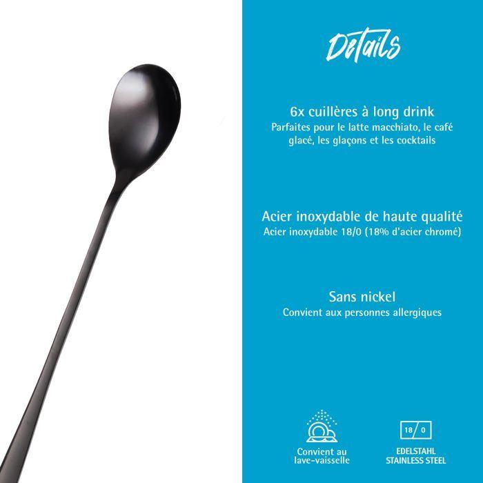 Cuillère de table - Grawe - Konigstein - Lot de 6 - Acier inoxydable - Passe au lave-vaisselle