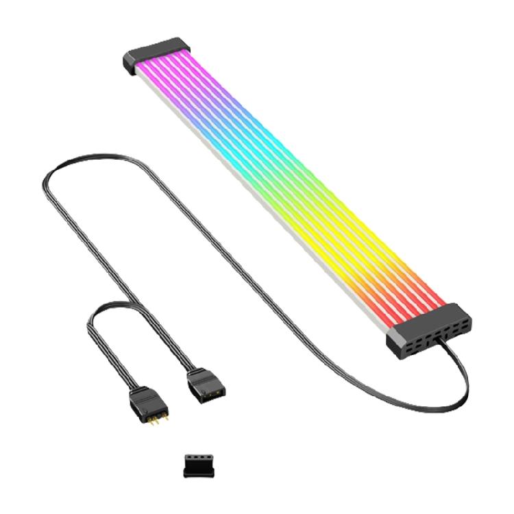 8 Pin GPU Argb Power Cable Addressable Lighting Effects Syncing With Motherboards Software For RTX4060 4070 RX580 PC