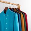 Winter Men's Fleece Thickened Corduroy Long Sleeve Shirt Business Casual Solid Color Shirt Men's Top